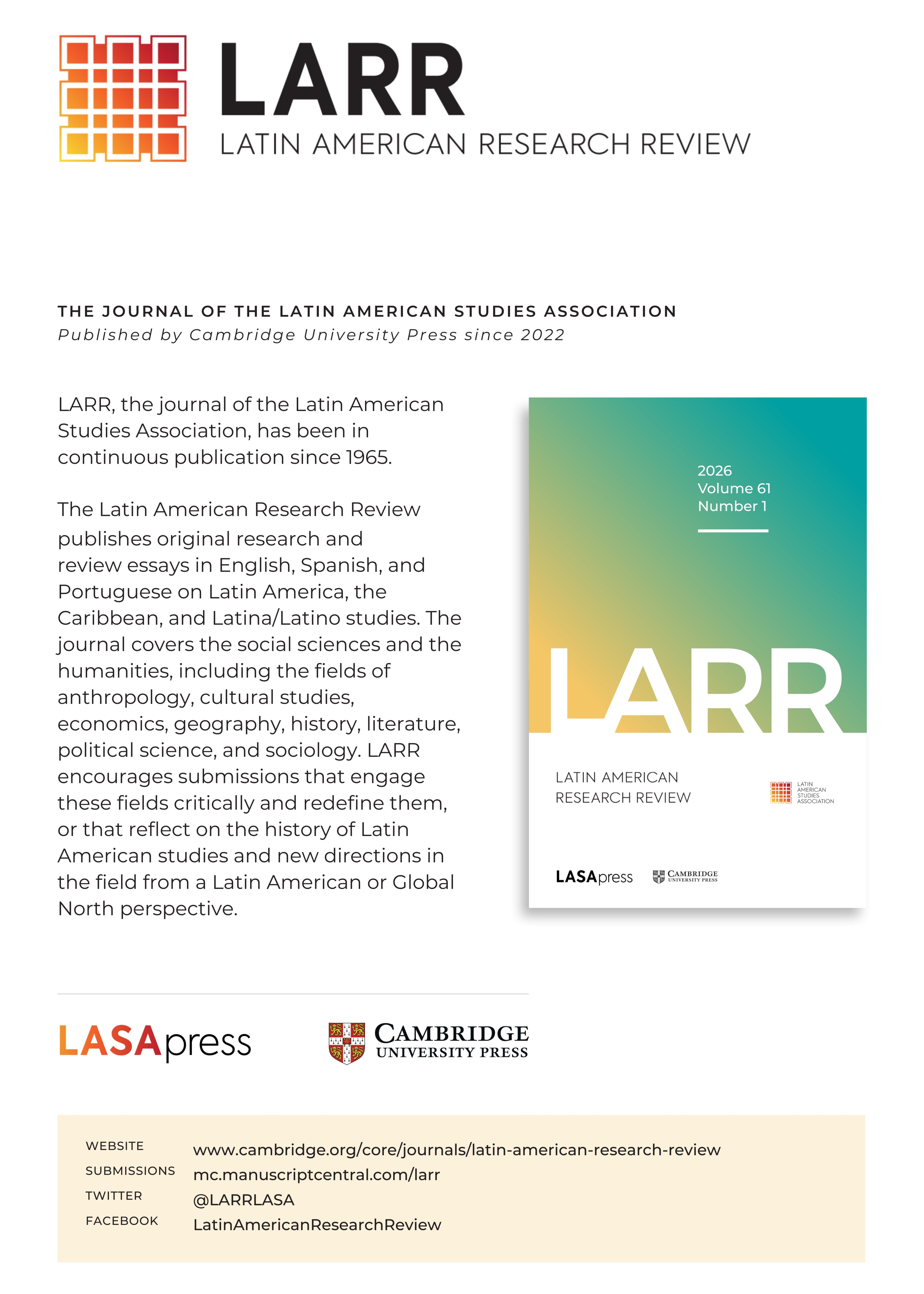 Latin American Research Review