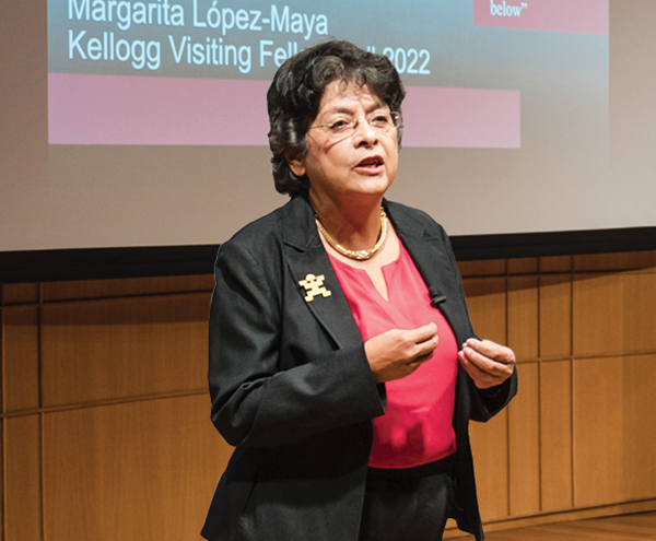 Former Kellogg Institute Visiting Fellow Margarita Lopez Maya